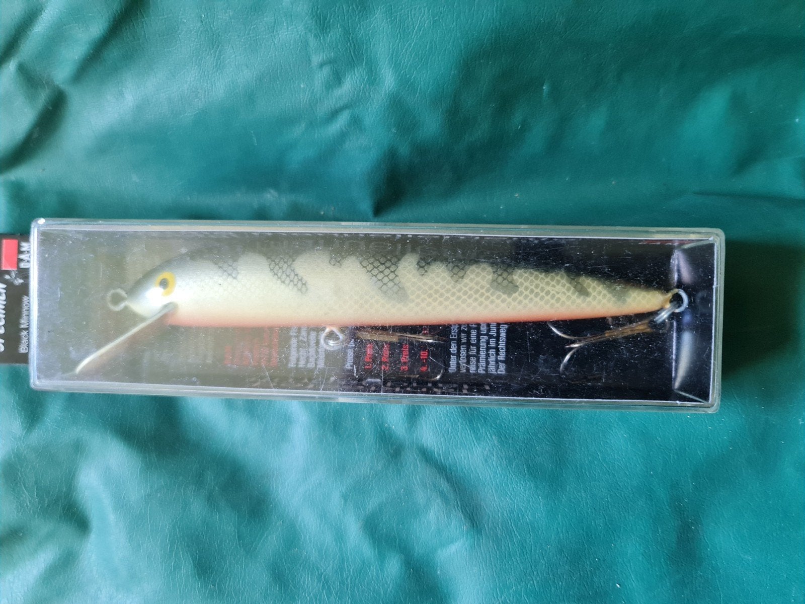 D.A.M. Effzett Specimen Black Minnow Kunstaas, Ophalen of Verzenden, Nieuw, Kunstaas
