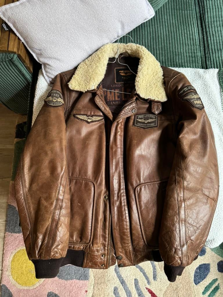 PME Legend Hudson Bomber Jacket, Ophalen of Verzenden, Zo goed als nieuw, Maat 52/54 (L), Bruin