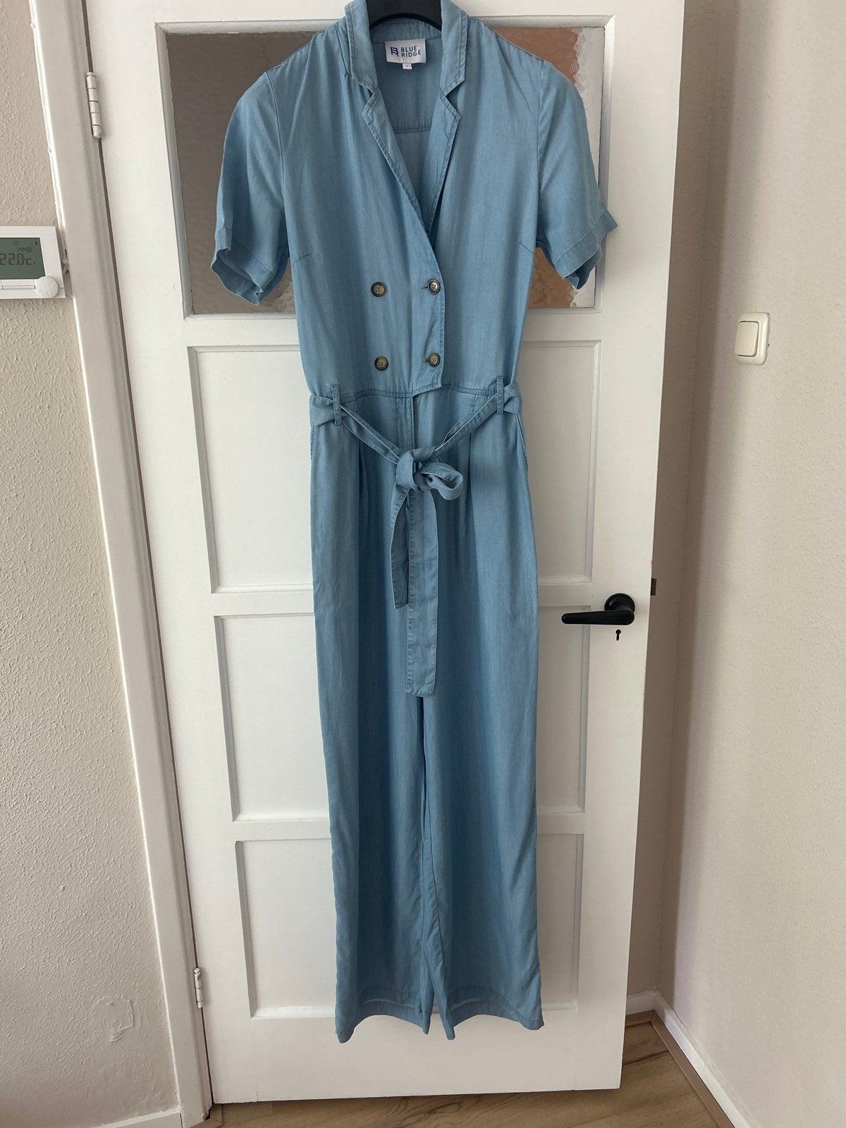 Blue Ridge spijker jumpsuit maat L, Kleding | Dames, Jumpsuits, Ophalen of Verzenden, Zo goed als nieuw, Maat 42/44 (L), Blauw