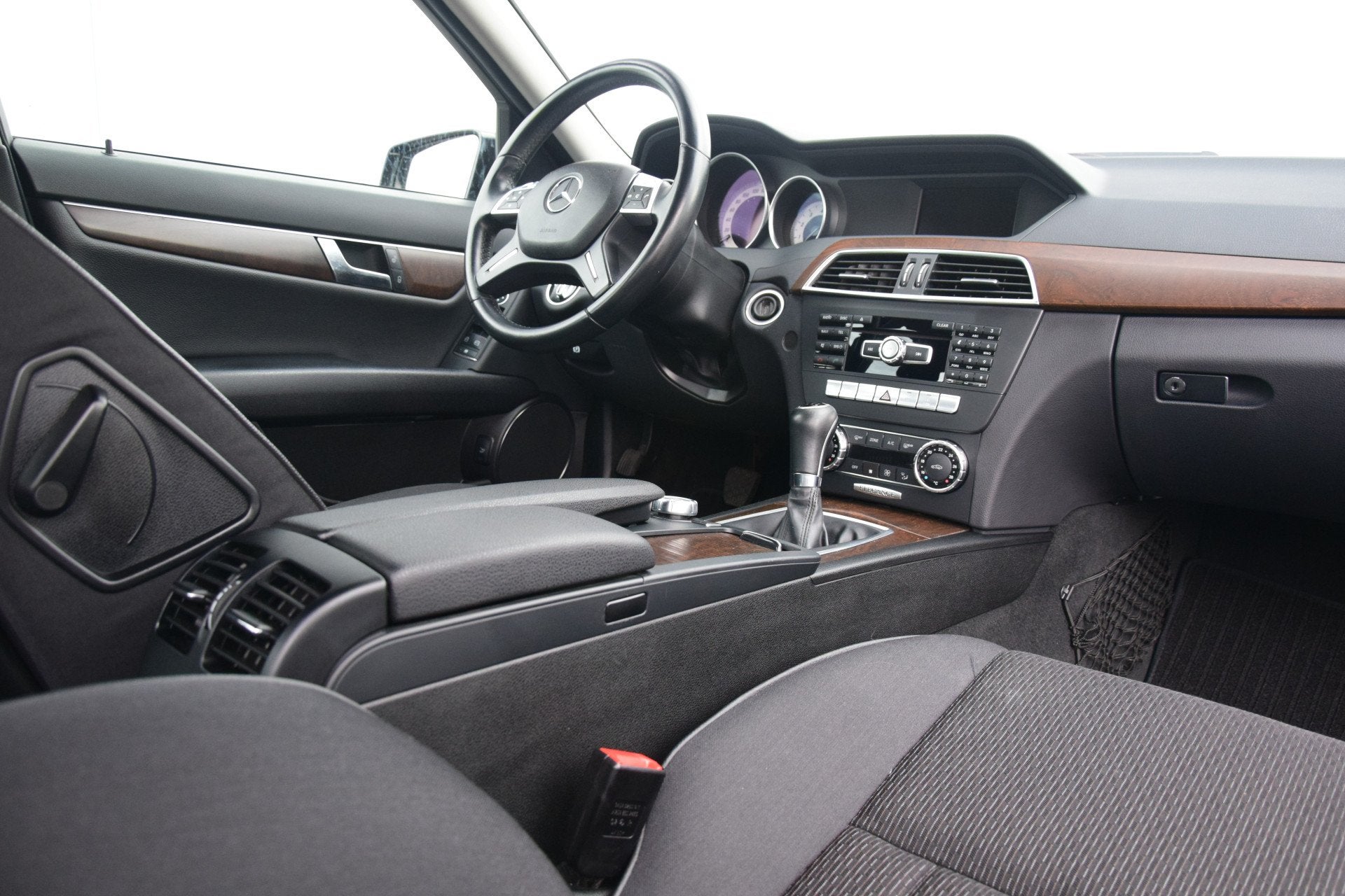 Mercedes-Benz C-Klasse 180 Business Class Elegance Navi/Blue, Auto's, Euro 5, Zwart, 1796 cc, Zwart