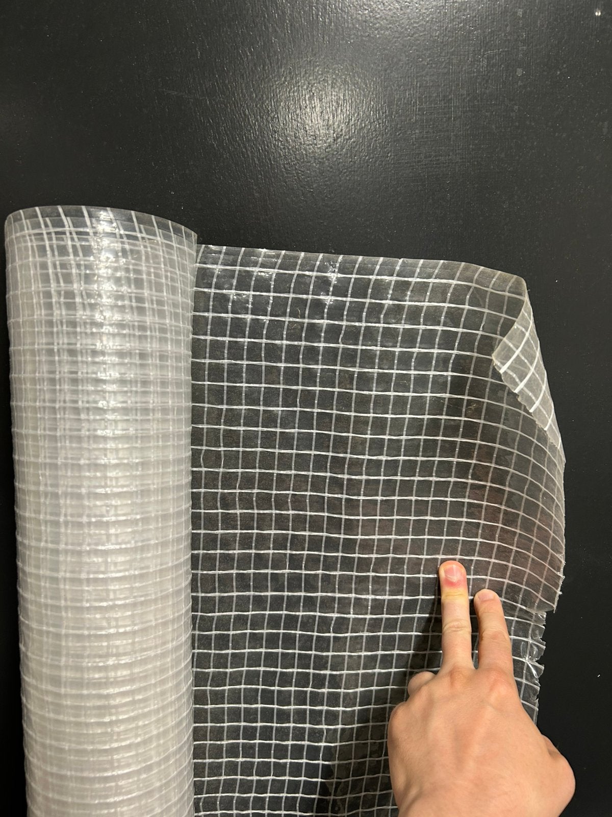 Gewapende folie / tijdelijke beglazing 1,5 x ca. 6m1, Ophalen, Nieuw, 5 tot 10 m², Folie