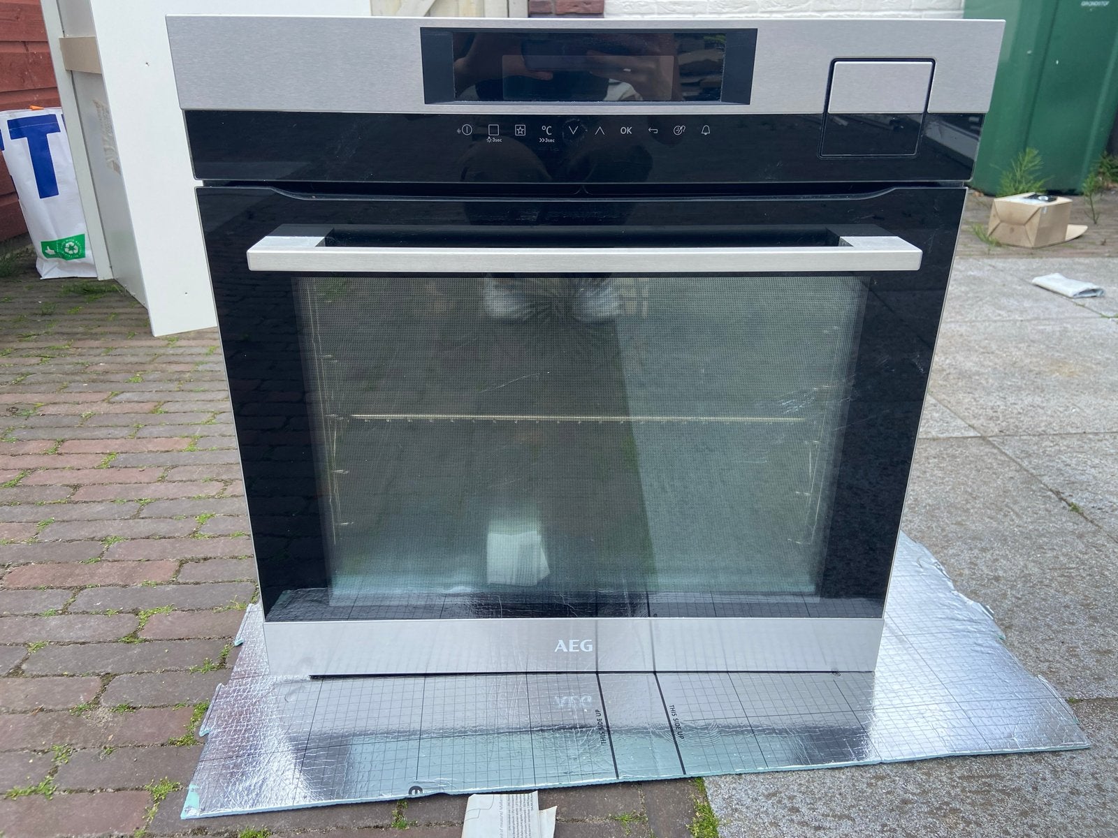 AEG Inbouw Stoomoven, Witgoed en Apparatuur, Ovens, Ophalen, Hete lucht, AEG, Inbouw