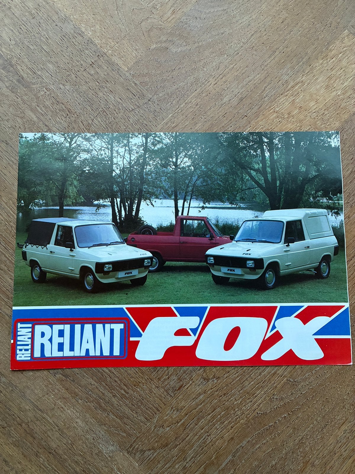 Reliant Fox brochure, Verzenden, Zo goed als nieuw, Overige merken