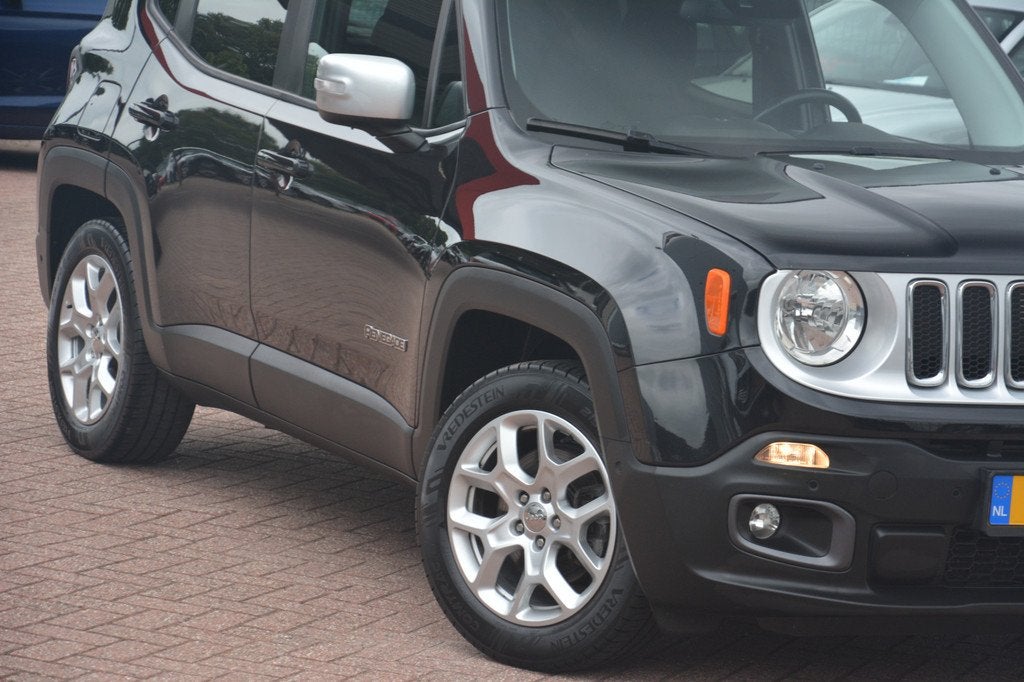 Jeep Renegade 1.4 MultiAir Night Eagle | Navigatie | Clima |, Auto's, Jeep, Stof, Gebruikt, Euro 6, 4 cilinders