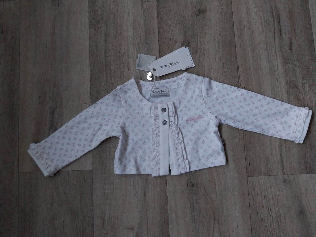 Ducky Beau bolero vestje maat 68 NIEUW, Nieuw, Ophalen of Verzenden, Ducky Beau, Truitje of Vestje