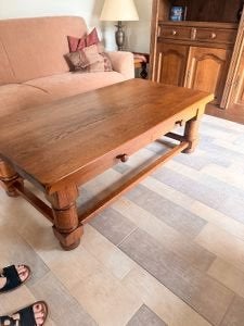 Gratis: Salontafel, Ophalen, Eikenhout, Zo goed als nieuw, Minder dan 150 cm