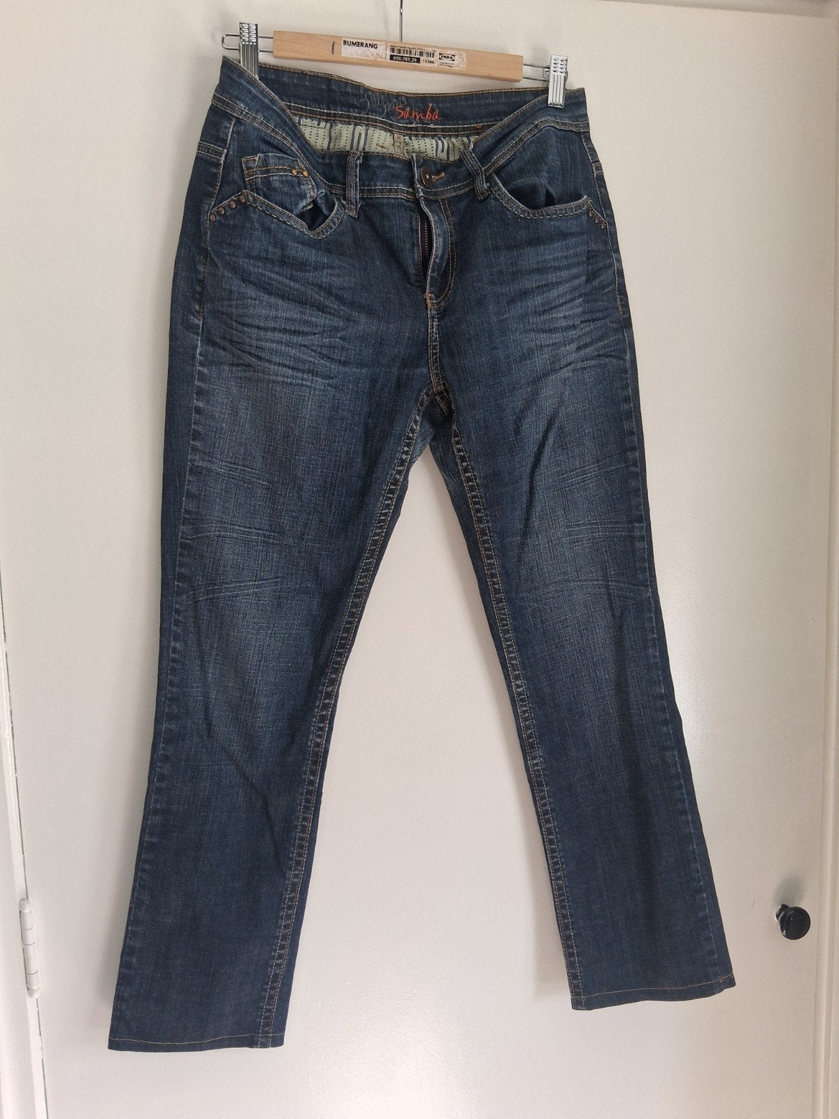 Fifty Jeans Samba dames jeans maat 38, Kleding | Dames, Spijkerbroeken en Jeans, Fitjeans, Ophalen of Verzenden, Gedragen, Blauw