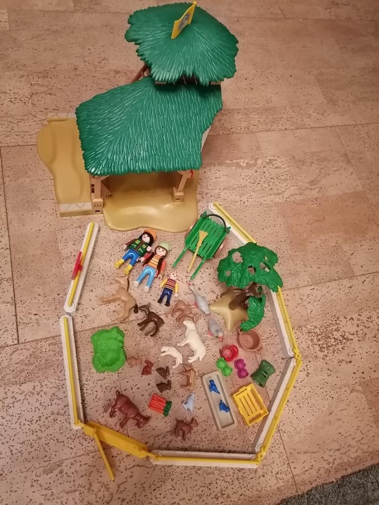 Playmobil kinderboerderij met extra's, Ophalen of Verzenden, Gebruikt, Complete set