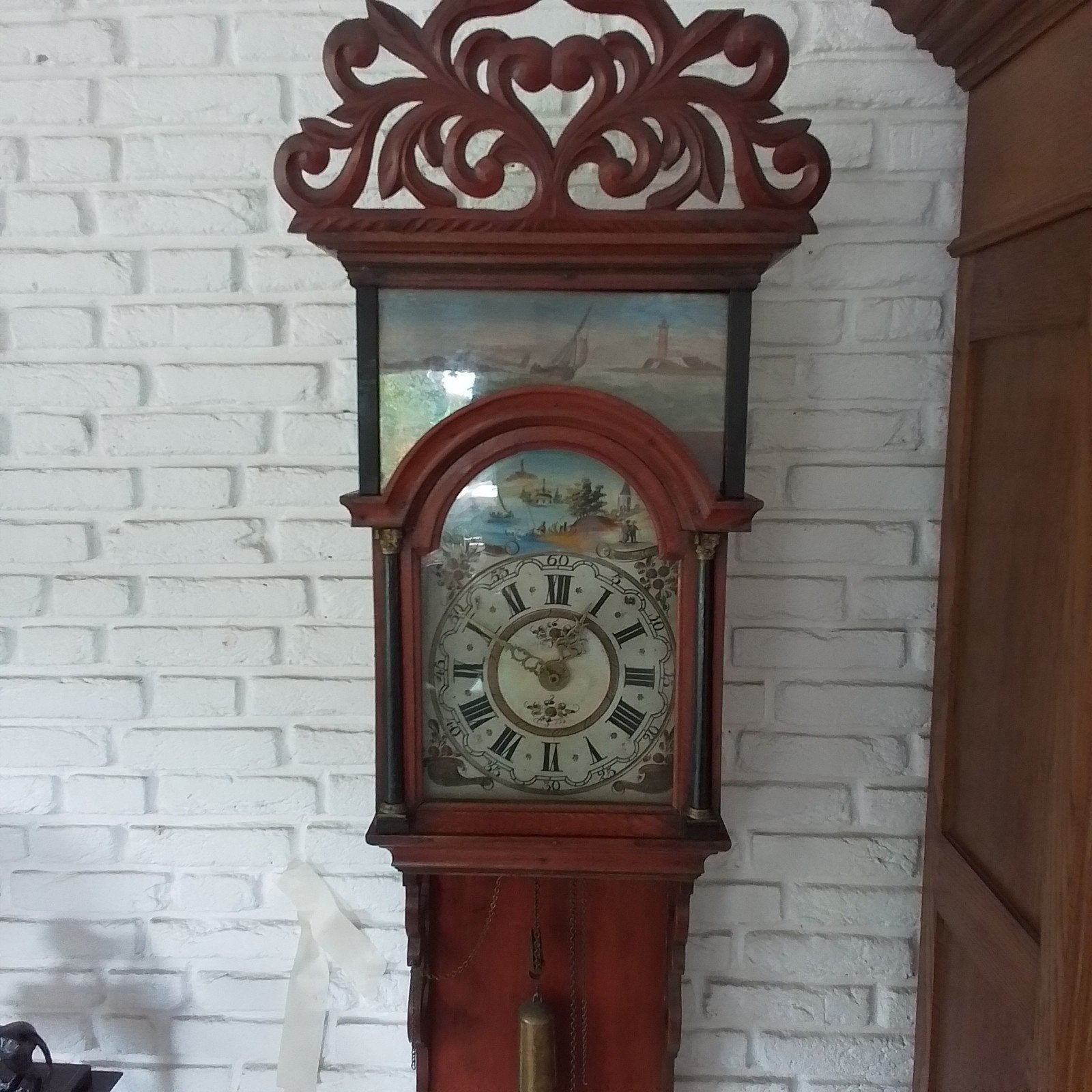 frieseklok 180 cm. burgermeesterklok?, Ophalen of Verzenden