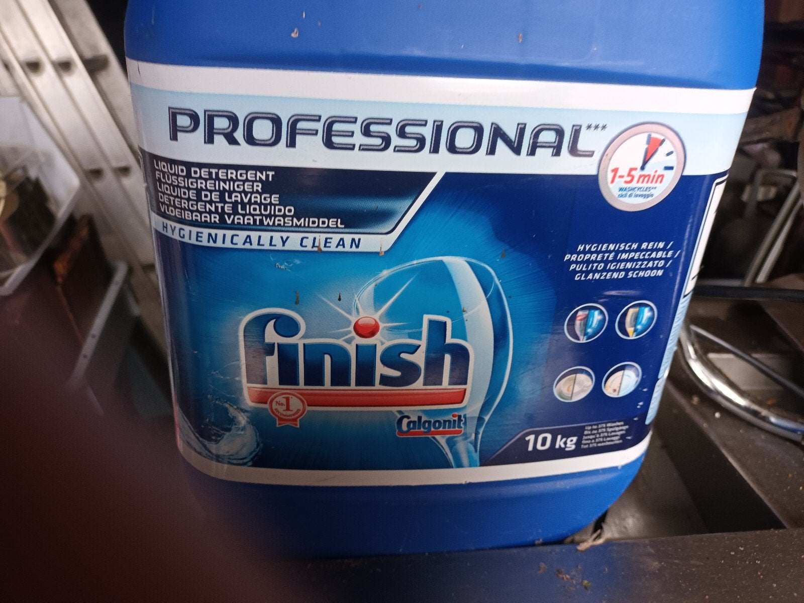 Finish professional 10 kg vaatwasmiddel zeep vloeibaar, Ophalen of Verzenden, Schoonmaakmiddel