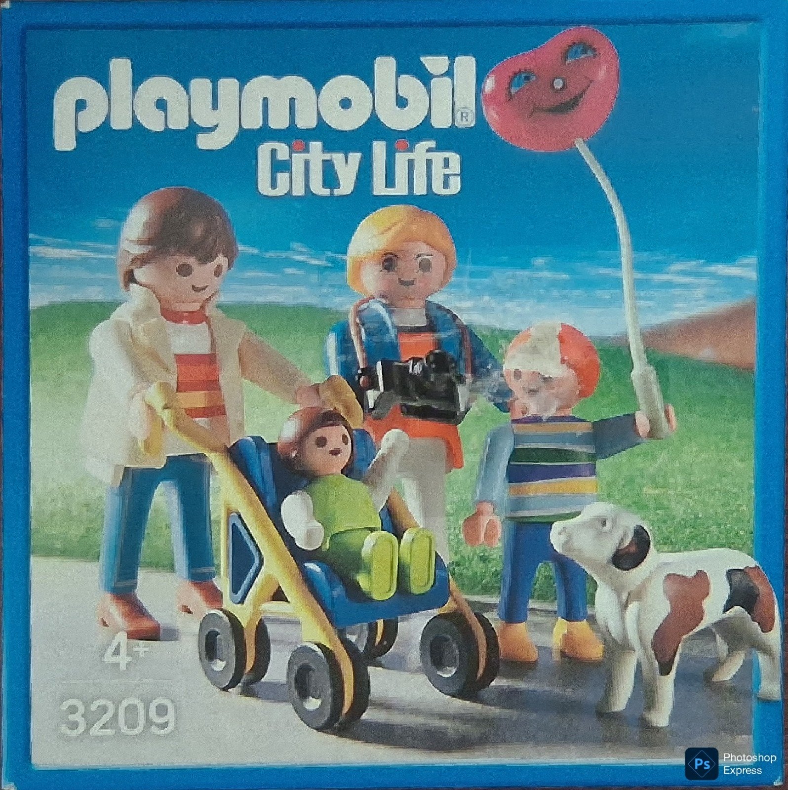 City Life Gezinswandeling Met Buggy 3209, Kinderen en Baby's, Speelgoed | Playmobil, Ophalen of Verzenden, Zo goed als nieuw, Complete set