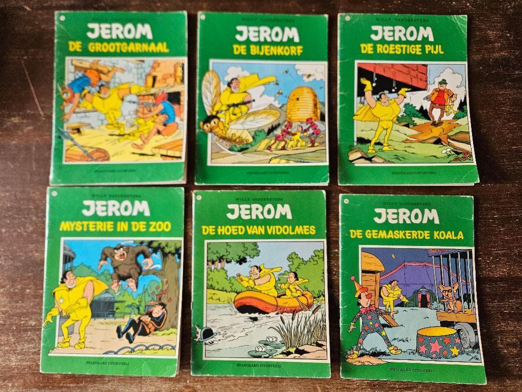 6 Jerom albums, nrs 45, 57, 60, 84, 92, 94, Gelezen, Willy Vandersteen, Ophalen of Verzenden, Meerdere stripboeken
