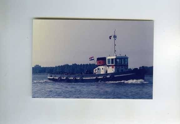 scheepvaart-foto-?-ex smit?-2x, Verzamelen, Ophalen of Verzenden, Zo goed als nieuw, Motorboot, Boek of Tijdschrift