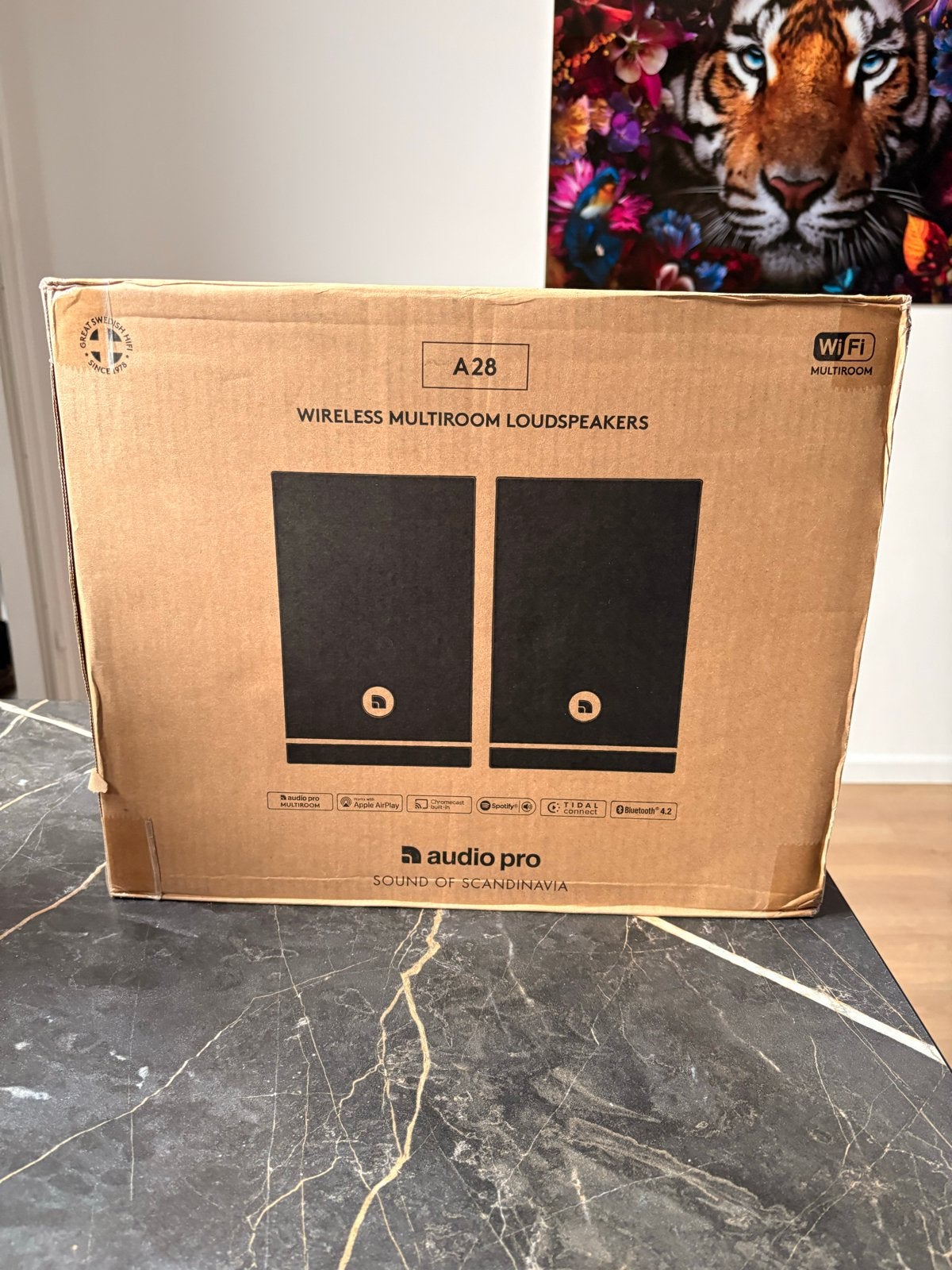 Audio Pro A28 Wireless Multiroom Speakers Wit - Nieuw in doo, Audio, Tv en Foto, Luidsprekers, Overige merken, 120 tot 150 watt