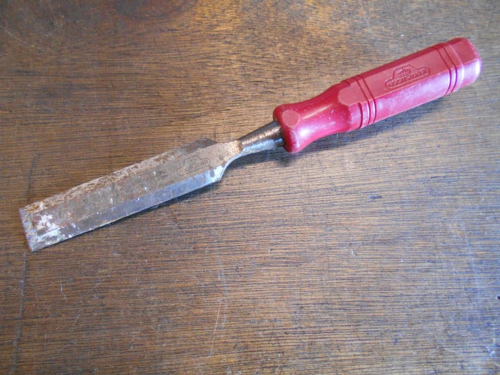 Nooitgedagt 26mm (1") Houtbeitel, Ophalen of Verzenden, Gebruikt