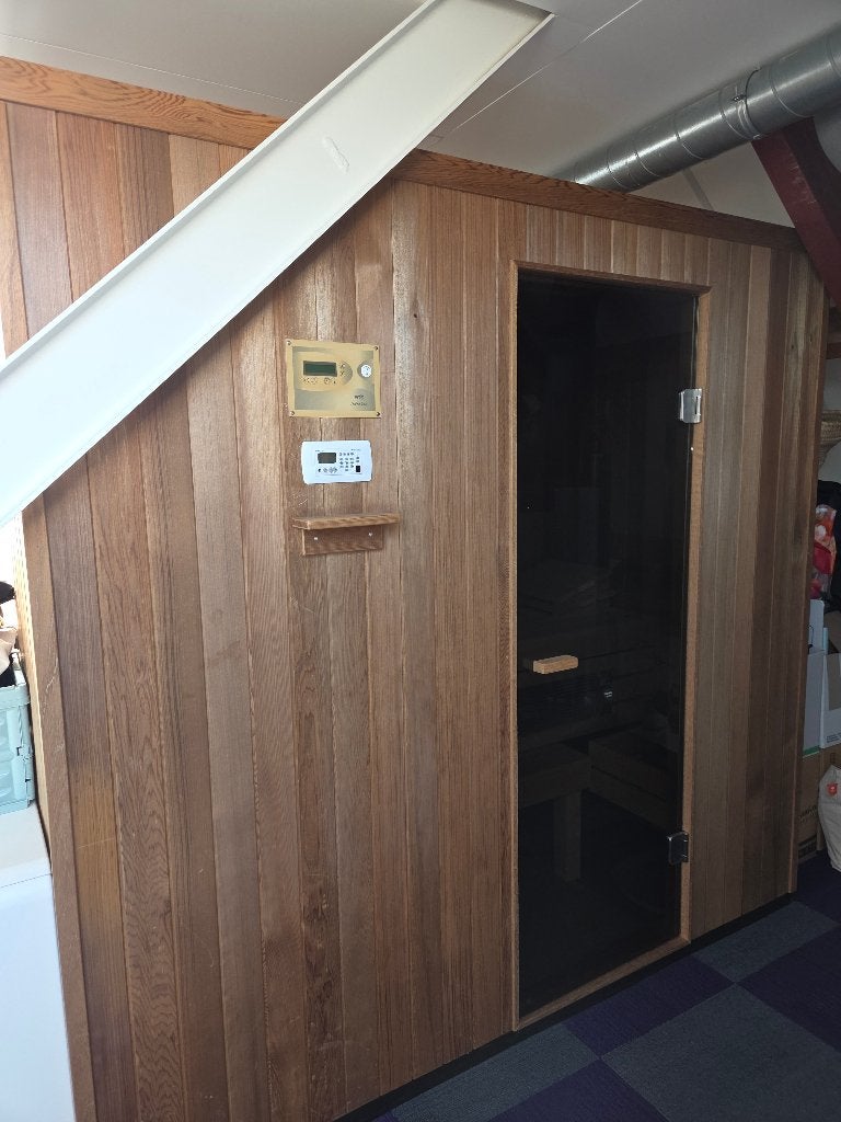 Combi sauna (fins en infrarood) op maat gemaakt, Ophalen, Gebruikt, Infrarood, Complete sauna