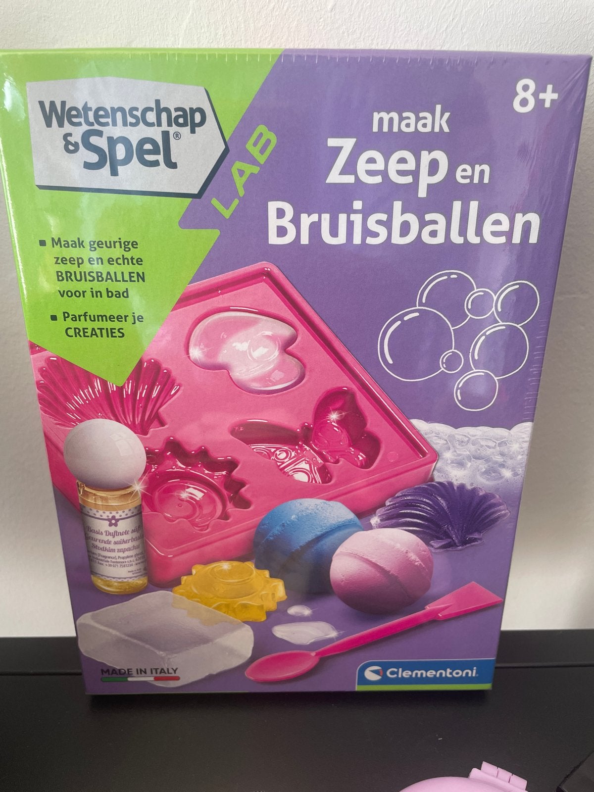 Wetenschap & Spel: Maak Zeep en Bruisballen Clementoni, Ophalen of Verzenden, Nieuw, Knutselen