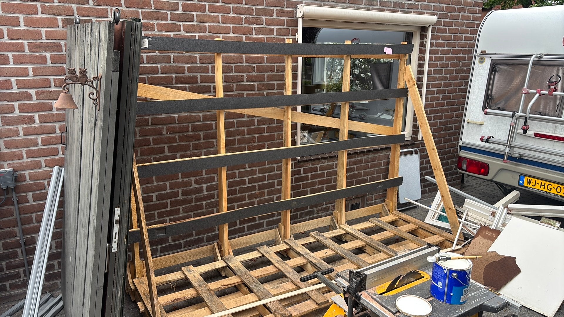 Gratis pallet, Doe-het-zelf en Verbouw, Metalen, Ophalen of Verzenden, Zo goed als nieuw
