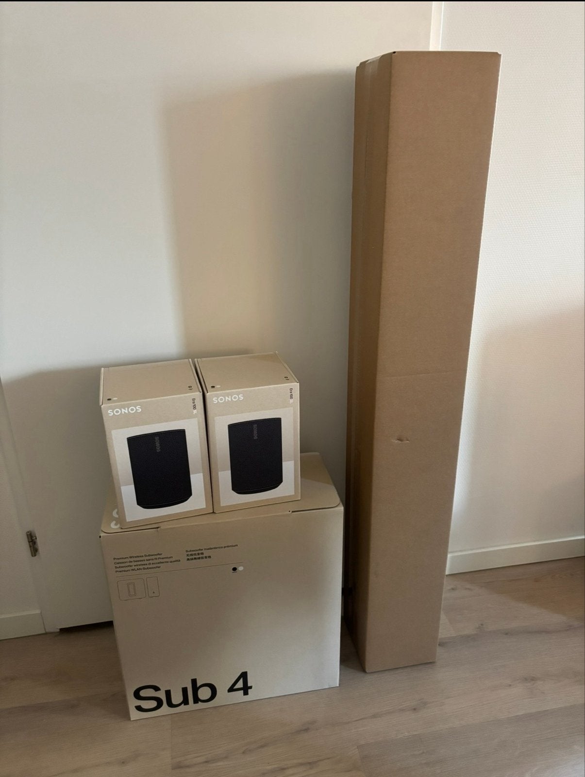 Sonos Arc Ultra, Sub Gen 4 & Era 100 SL Set, Nieuw, Ophalen of Verzenden, Surroundset, Sonos