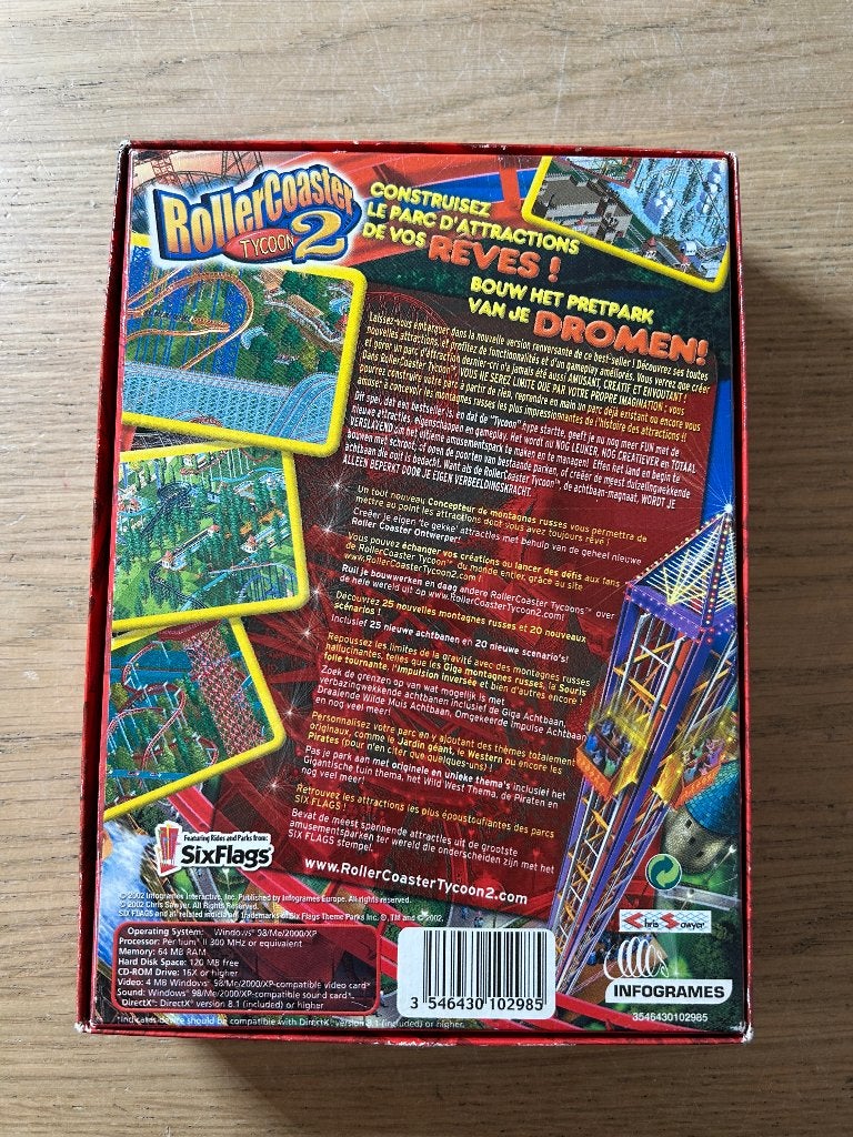 PC Rollercoaster Tycoon 2, Gebruikt, 1 speler, Ophalen of Verzenden, Vanaf 3 jaar