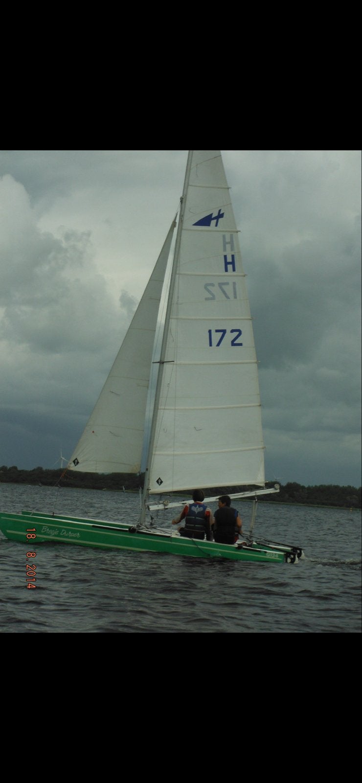 Hobie Catamaran 'Breeze Duper' - Opknapper, Watersport en Boten, Ophalen, Gebruikt