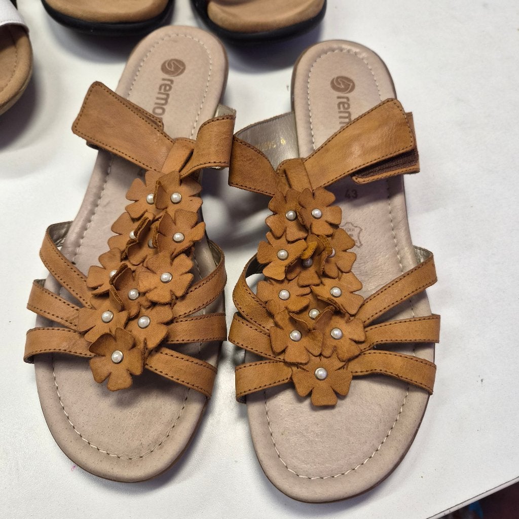 Remonte sandalen met bloemen en parels - Maat 43 art 51651