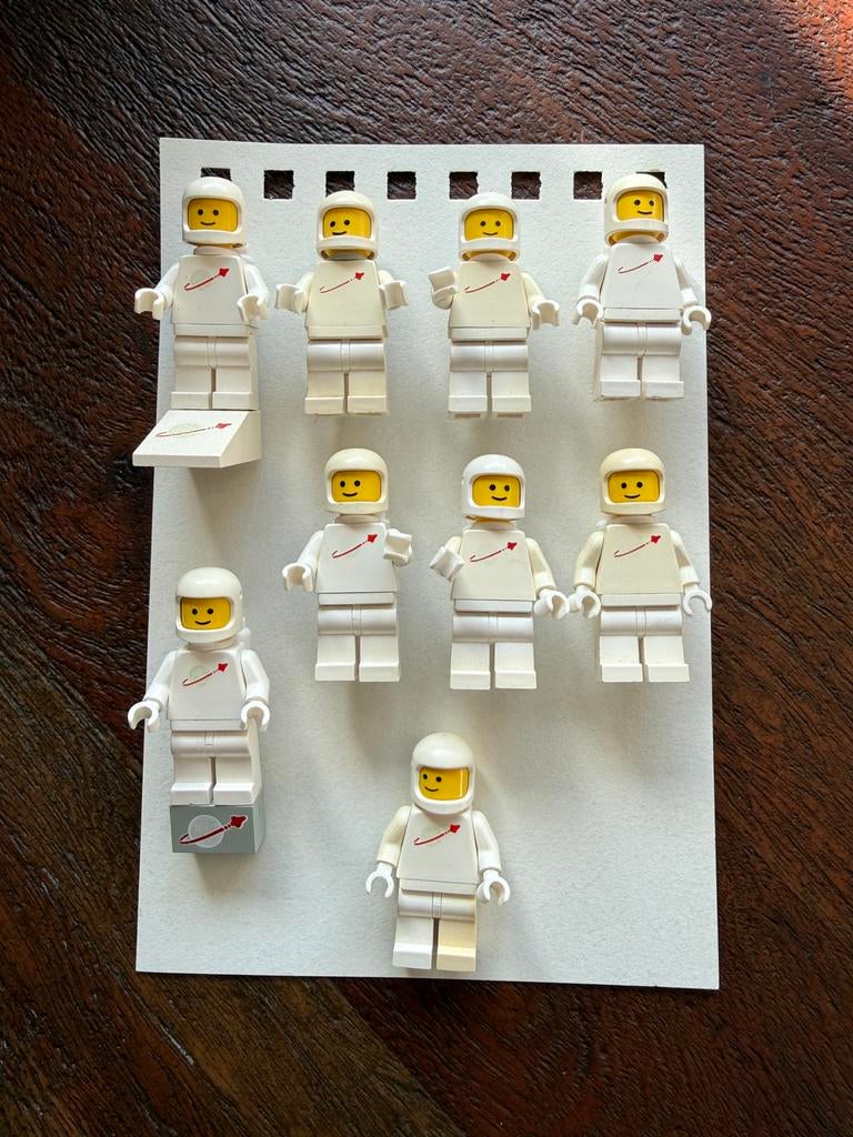 LEGO minifiguren Classic Space astronauten wit jaren 70/80, Ophalen of Verzenden, Zo goed als nieuw