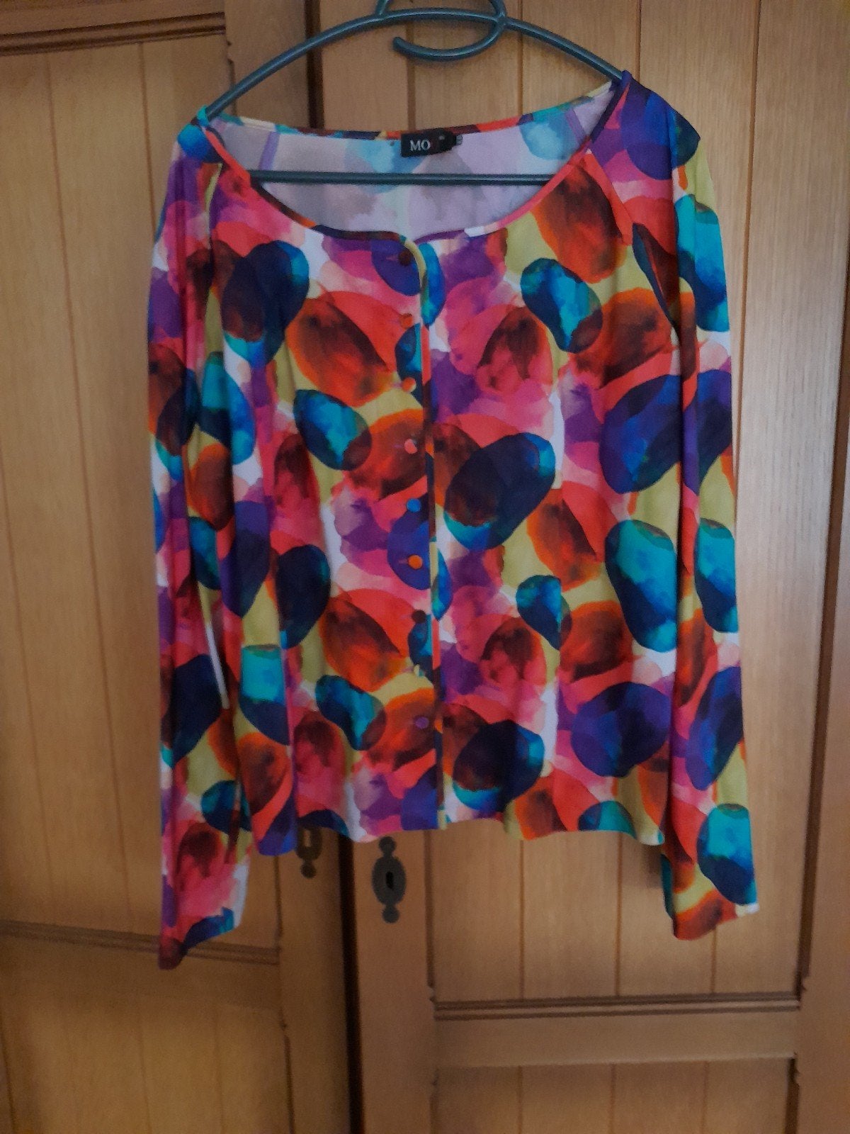 Bloesje vestje van Moq travelstof valt als L, Kleding | Dames, Moq, Verzenden, Zo goed als nieuw, Maat 42/44 (L)