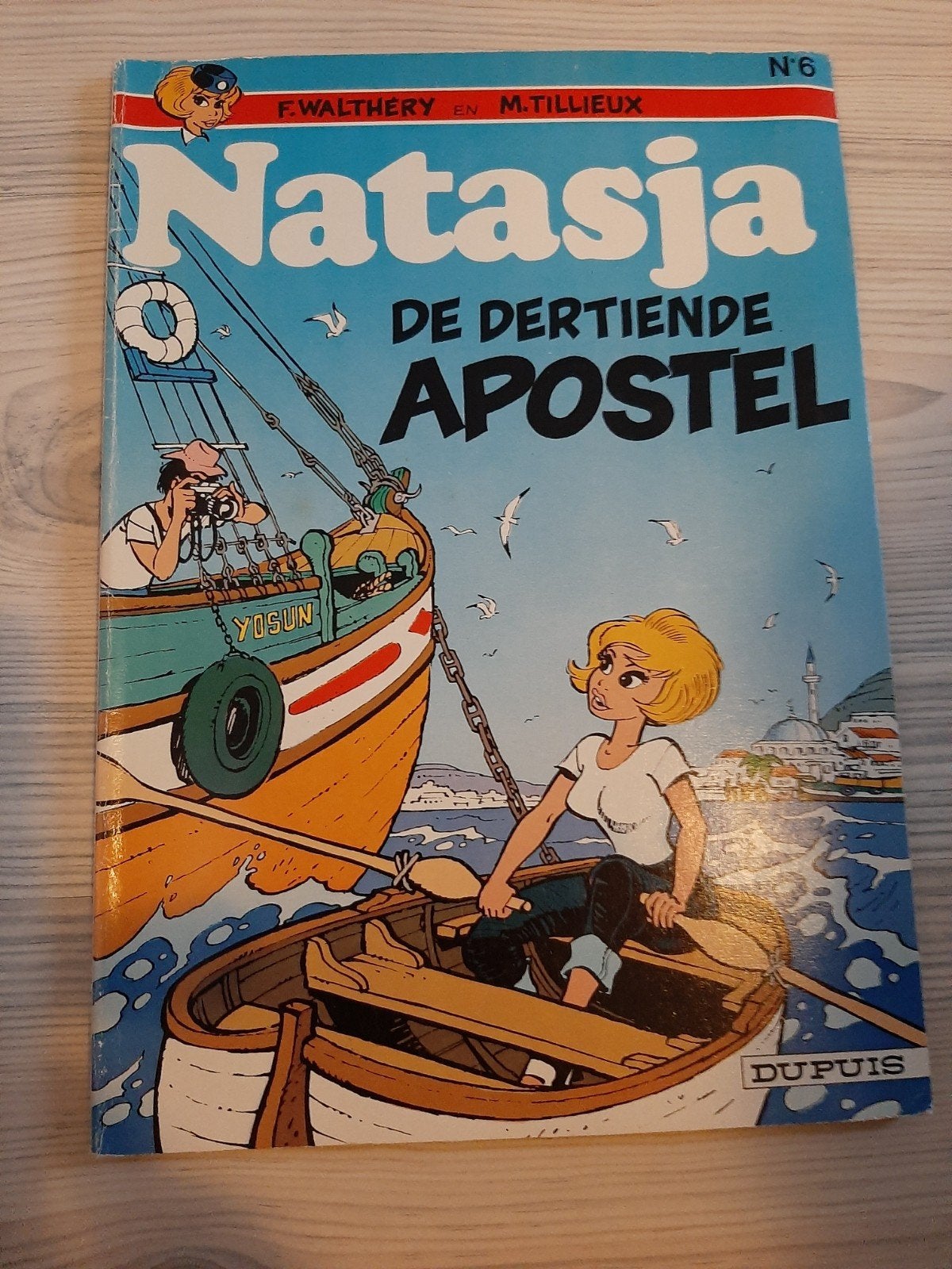 Natasja - De Dertiende Apostel (Nr. 6), Eén stripboek, Ophalen of Verzenden, Gelezen, F. Walthéry en M. Tillieux