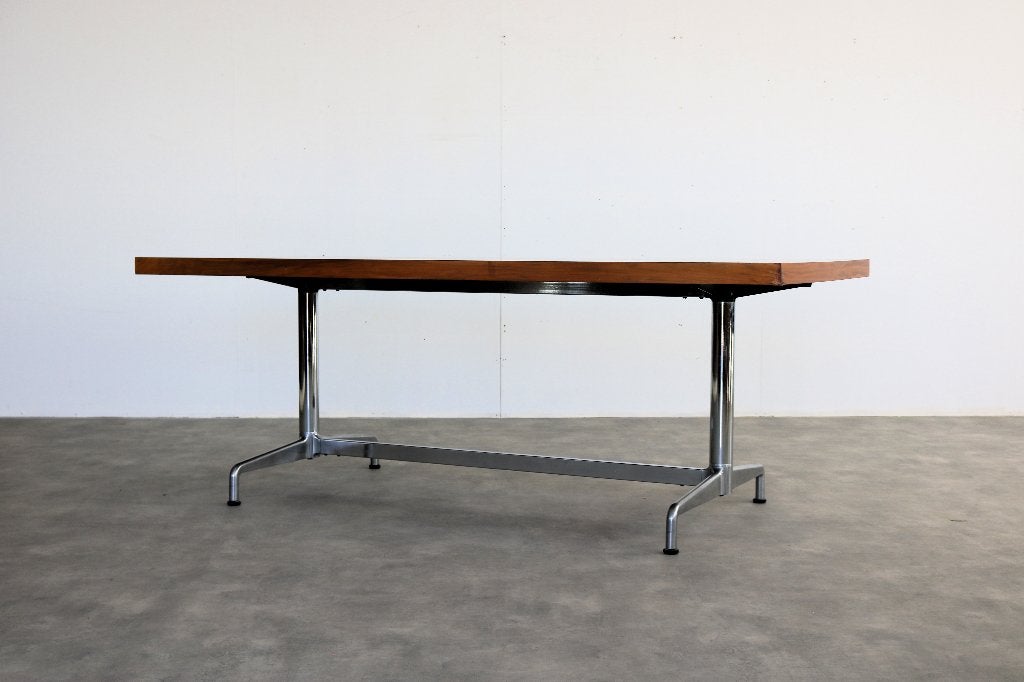 vintage eettafel | vergadertafel | bureau | jaren 60, Gebruikt, ., Overige materialen, .