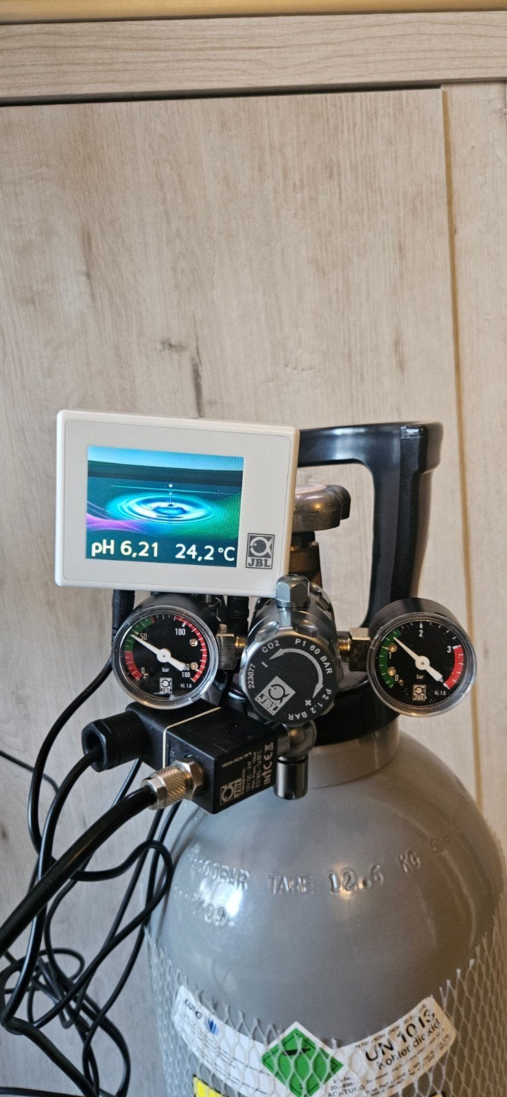Co2 compleet set met jbl ph controller. groot fles, Ophalen of Verzenden, Zo goed als nieuw