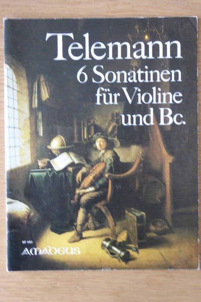 Telemann 6 Sonatinen fur Violine und Bc., Muziek en Instrumenten, Bladmuziek, Klassiek, Overige soorten, Ophalen of Verzenden