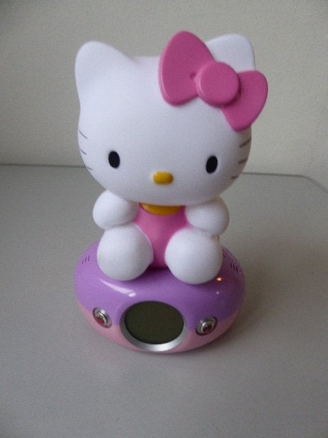 Hello Kitty slaapwekker, Witgoed en Apparatuur, Wekkers, Ophalen of Verzenden, Zo goed als nieuw, Digitaal