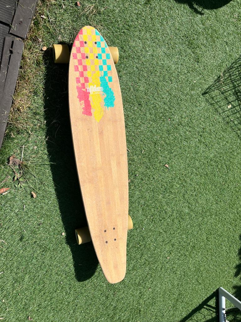Nijdam Longboard Skateboard - Zo goed als nieuw, Sport en Fitness, Skateboarden, Ophalen, Zo goed als nieuw, Skateboard, Longboard