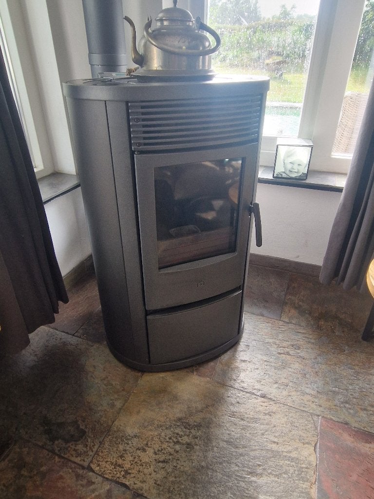 Edelkamin pelletkachel 8kw, Huis en Inrichting, Kachels, Ophalen, Gebruikt, Overige brandstoffen, Pelletkachel
