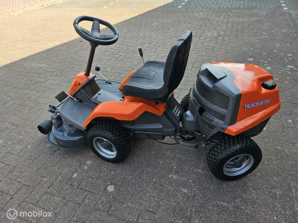 Zitmaaier husqvarna frontmaaier mulch hydostaat, Tuin en Terras, Ophalen, Zo goed als nieuw, Mulchfunctie