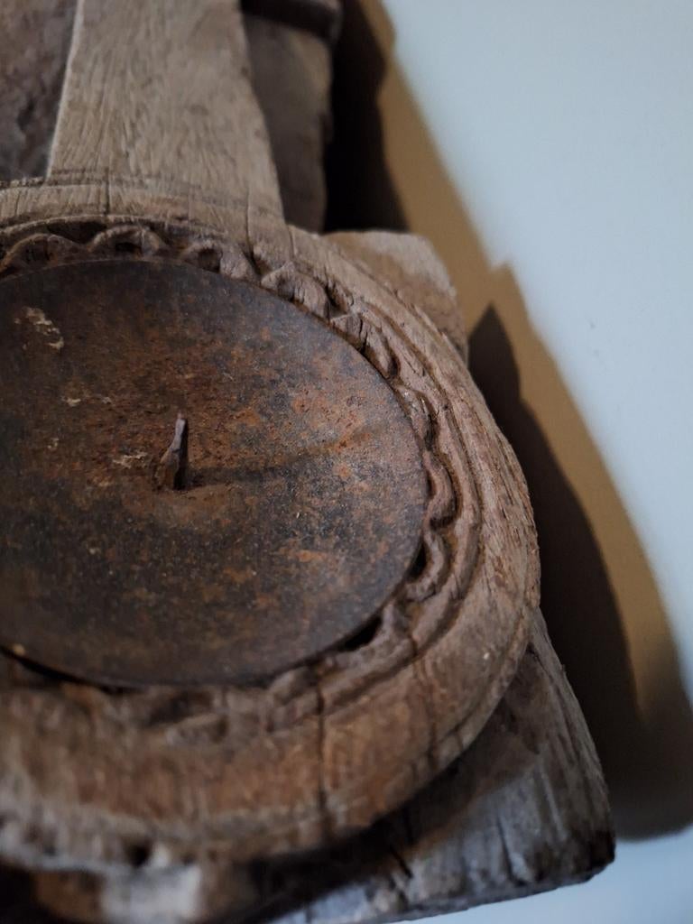 Uniek Ornament XXL Aura Peeperkorn, gratis oude kist erbij!, Nieuw, Ophalen of Verzenden, Hout, Kandelaar