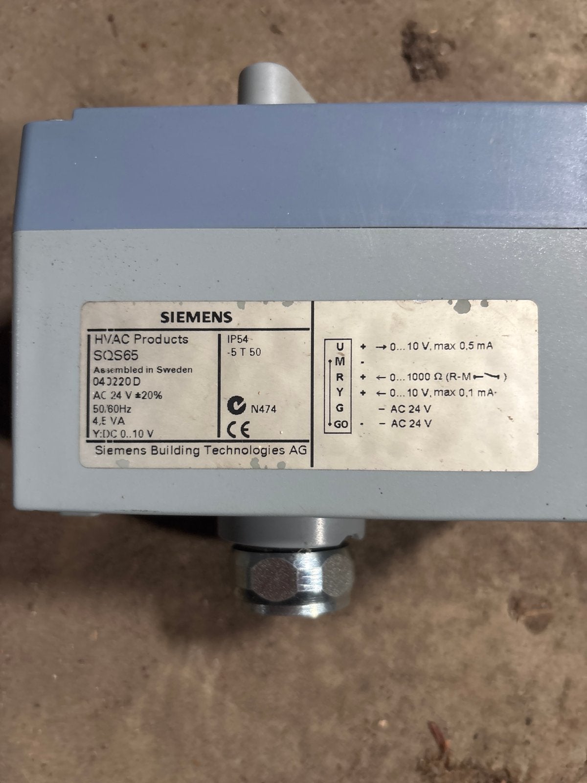 Siemens Acvatix SQS65 HVAC Product Schakelaar, Doe-het-zelf en Verbouw, Elektra en Kabels, Gebruikt, Schakelaar, Ophalen