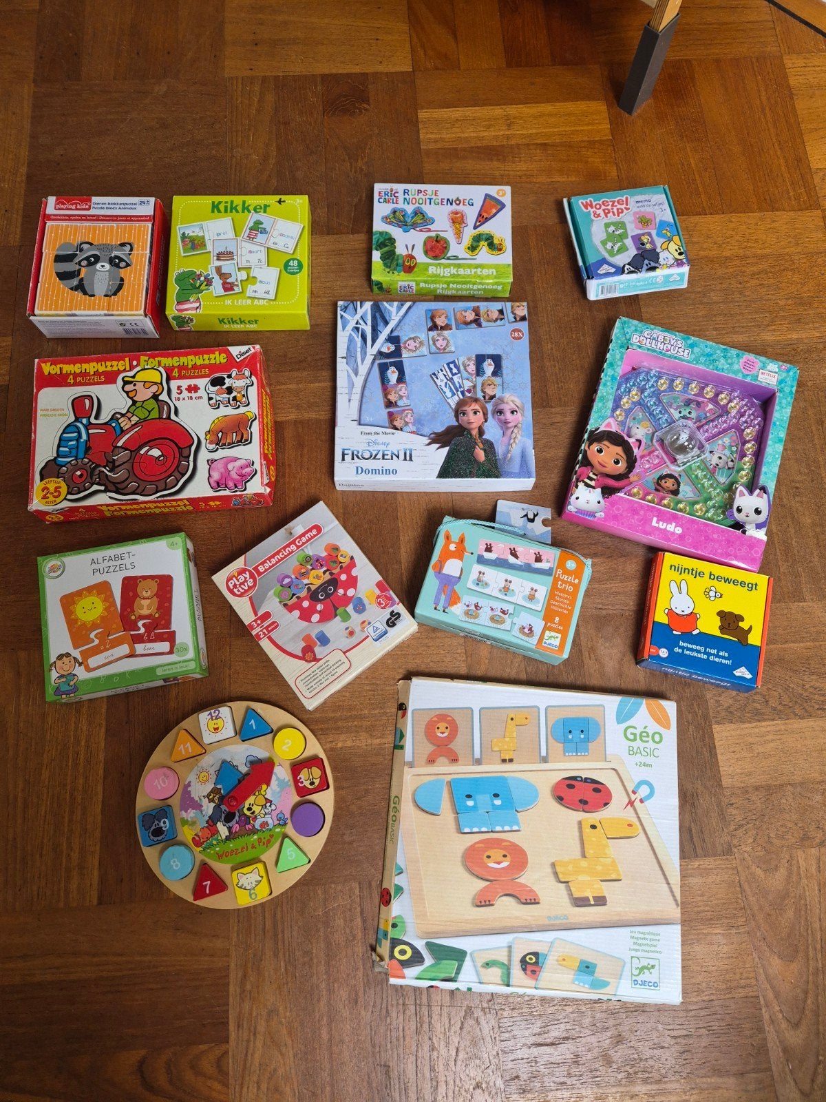 Verschillende spellen voor kinderen, Ophalen