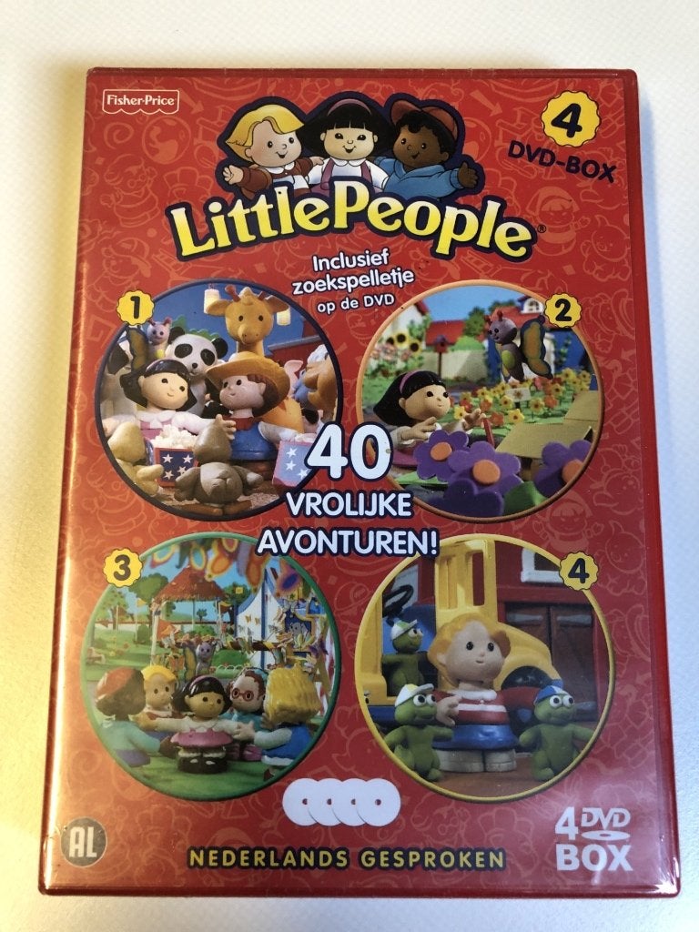 LITTLE PEOPLE 4 disc-dvd Box, nieuw en origineel, gesealed!, Alle leeftijden, Ophalen of Verzenden, Nieuw in verpakking, Avontuur