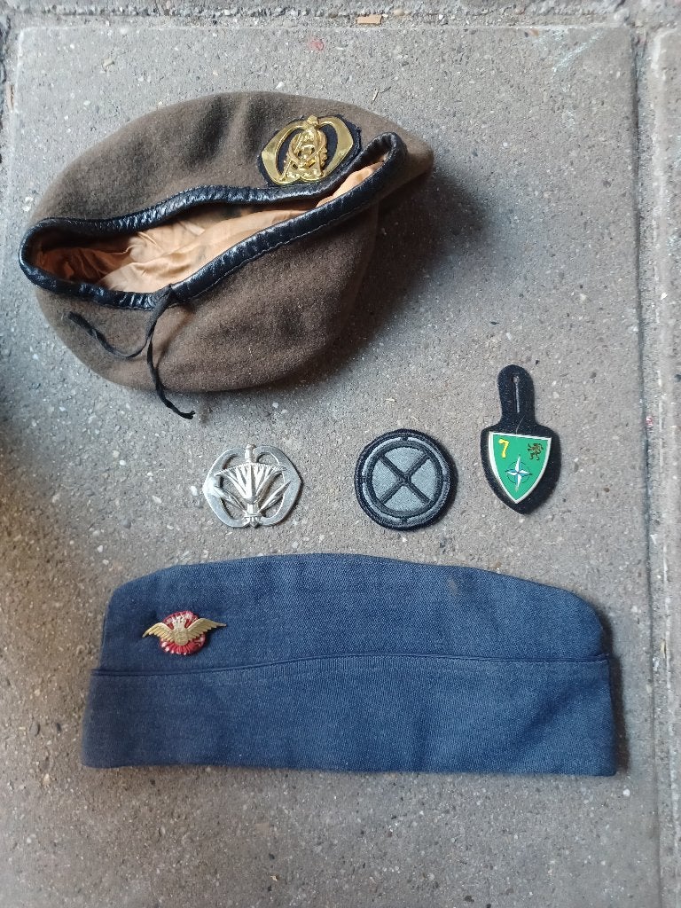 leger spullen baret embleem borstzakhanger Deense rijkswapen, Ophalen, Landmacht, Overige gebieden, Embleem of Badge