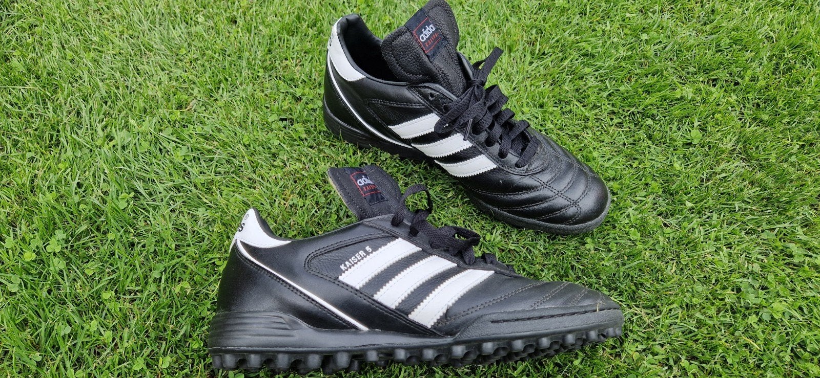 Adidas Kaiser 5 kunstgras voetbalschoenen - Maat 40 2/3, Maat XS of kleiner, Ophalen of Verzenden, Gebruikt, Schoenen