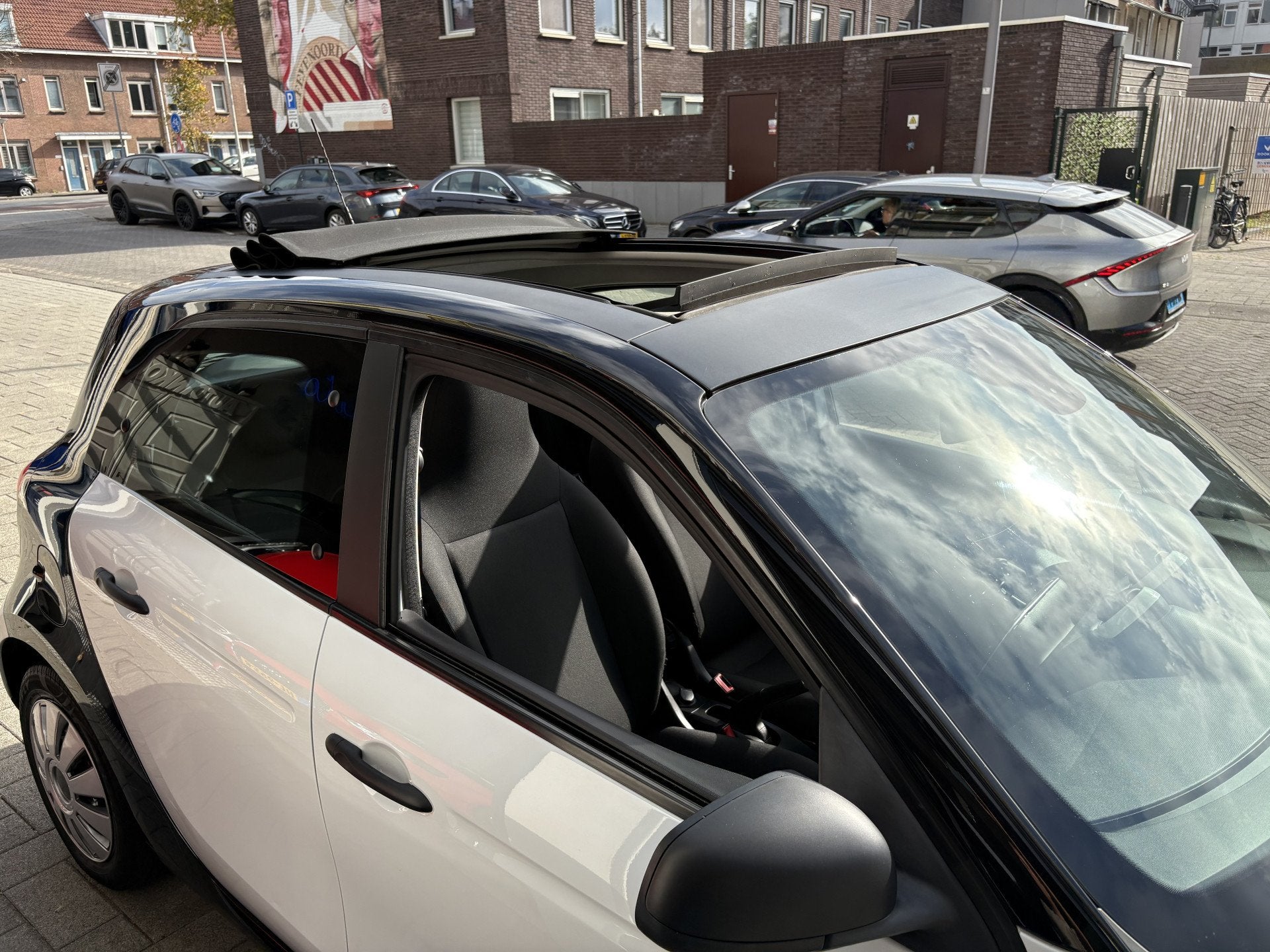 Smart Forfour 1.0 Pure CABRIO/CLIMA/CRUISE/TELEFOON/NAP, Auto's, Achterwielaandrijving, Gebruikt, 4 stoelen, Wit