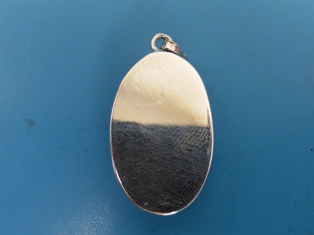 Zilveren hanger met lapis lazuli                          L4, Sieraden, Tassen en Uiterlijk, Gebruikt, Overige voorstellingen