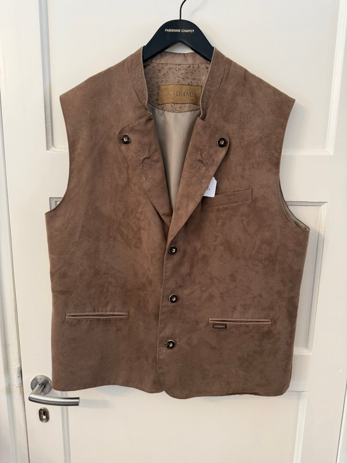 Tiroler gilet maat 58 landhaus uniek, Ophalen of Verzenden, Zo goed als nieuw, Maat 56/58 (XL)