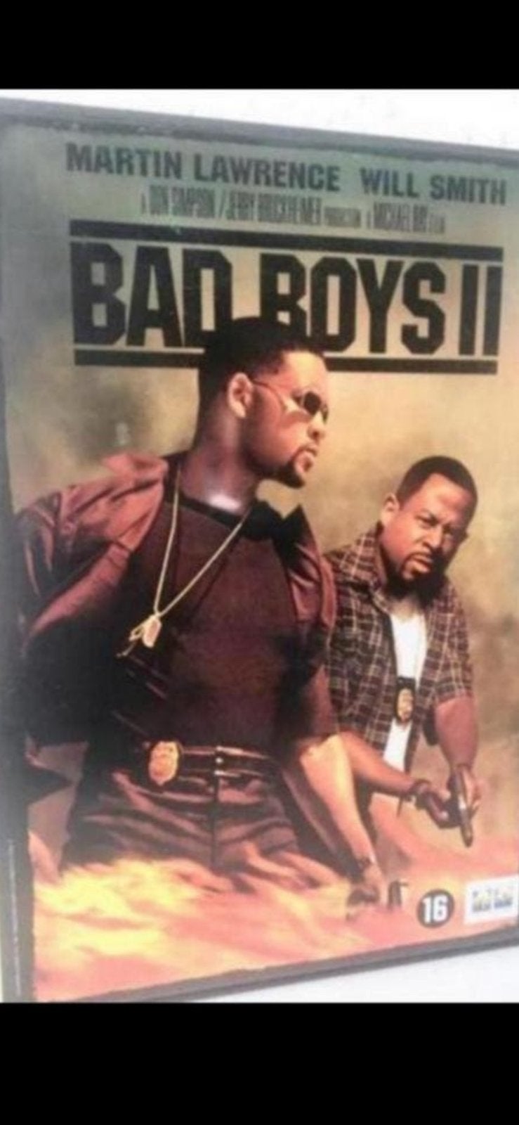 dvd:  ‘BAD BOYS 2’  (2003)), Engels, Vanaf 16 jaar, Nederlands, Actiethriller