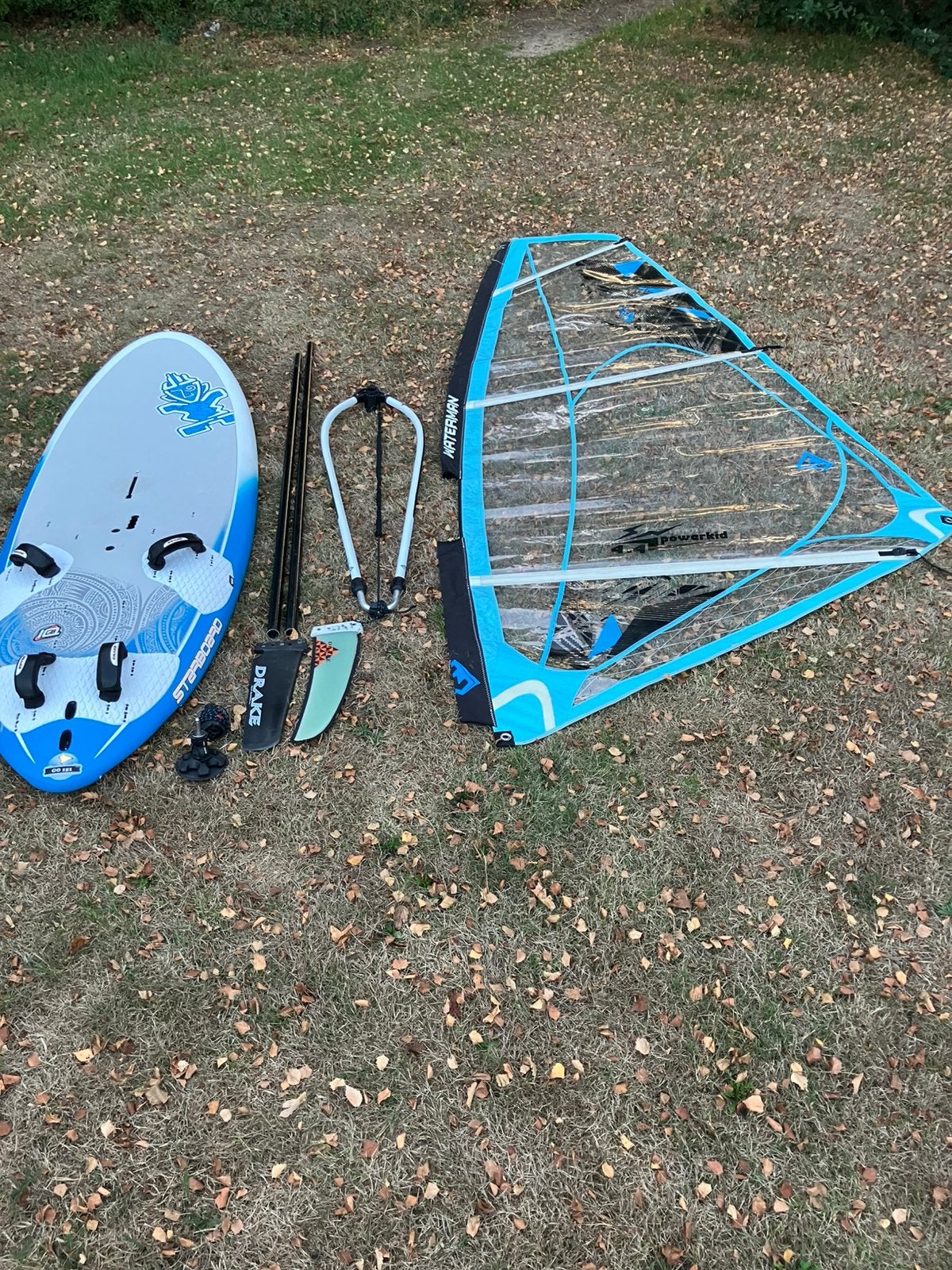 Surfset Starboard Go 151 liter Waterman 4.4 tuigage, Watersport en Boten, Windsurfen, Ophalen, 250 tot 300 cm, Gebruikt, 3.5 tot 5 m²