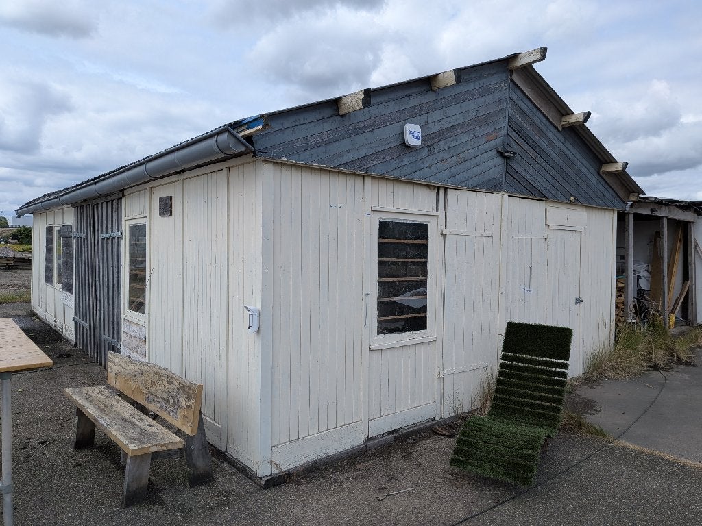 loods schuur (voormalig strandpaviljoen), Ophalen, Gebruikt