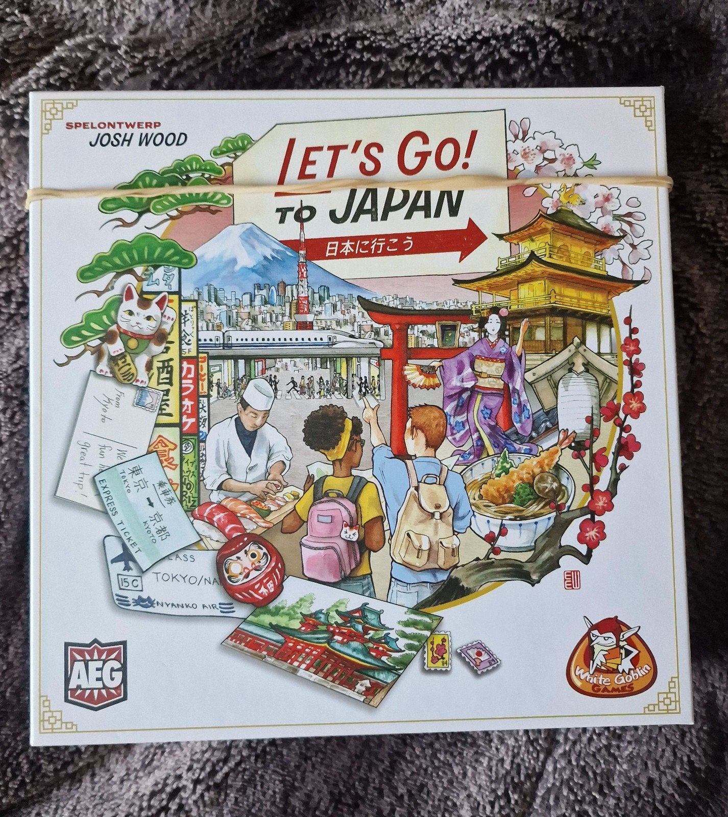 Let's Go! To Japan Bordspel - Nieuw in verpakking, Drie of vier spelers, Ophalen of Verzenden, Nieuw, White Goblin Games
