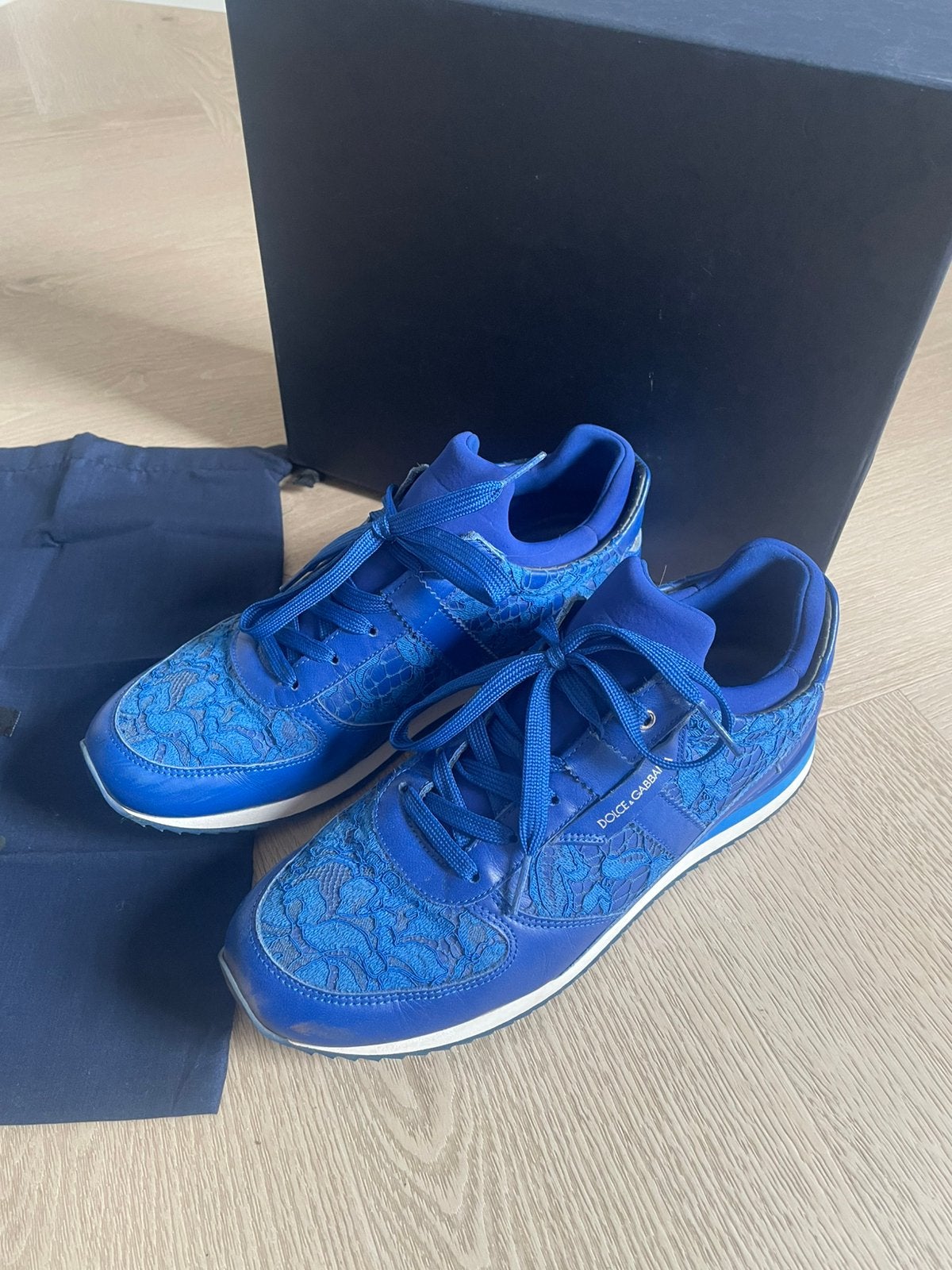 Sneakers, Blauw, Ophalen of Verzenden, Sneakers of Gympen, Zo goed als nieuw